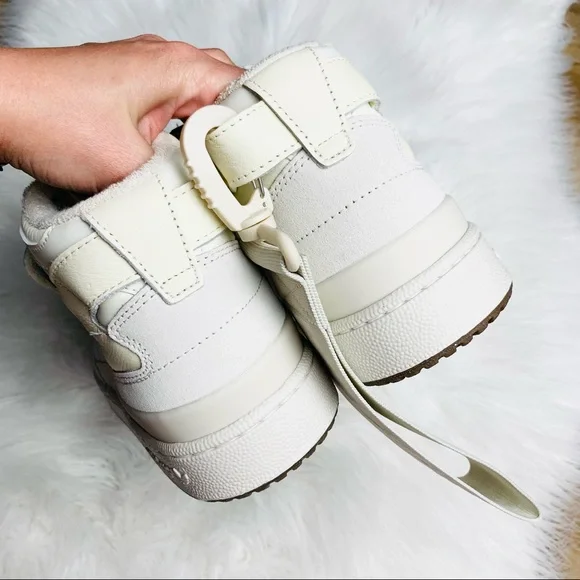 adidas x Beyonce Forum Mid Ivy Park Icy Park Cream White Beige Women's GW2857 - Picture 4 of 7